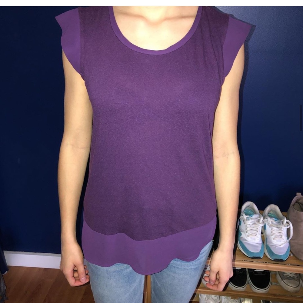 Plain purple T-shirt